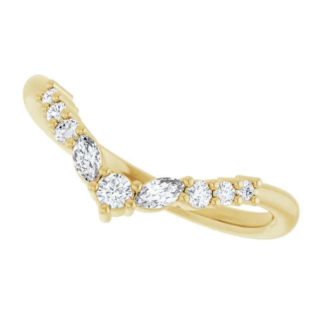 Curved Wedding Band