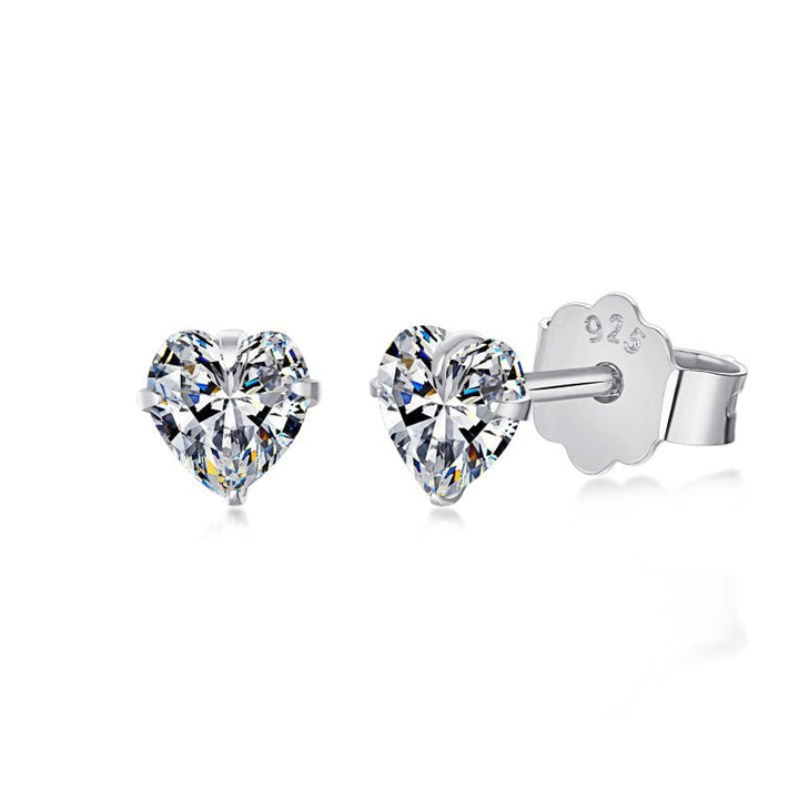 Heart Stud Earrings