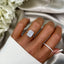 Sterling Silver Plain Band Jasmine Ring - Luxe Emporium x